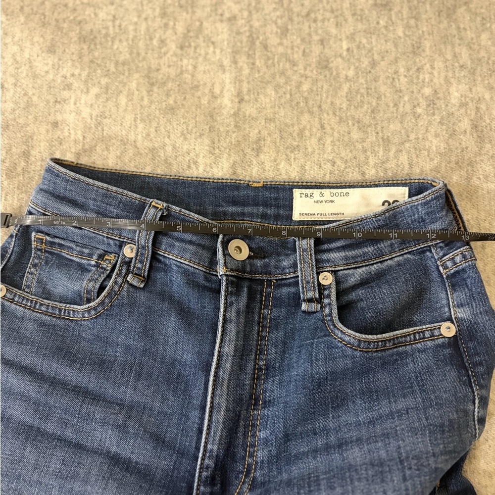 Worn once, rag & bone Serena full length Wide-Leg Jeans - Picture 8 of 8